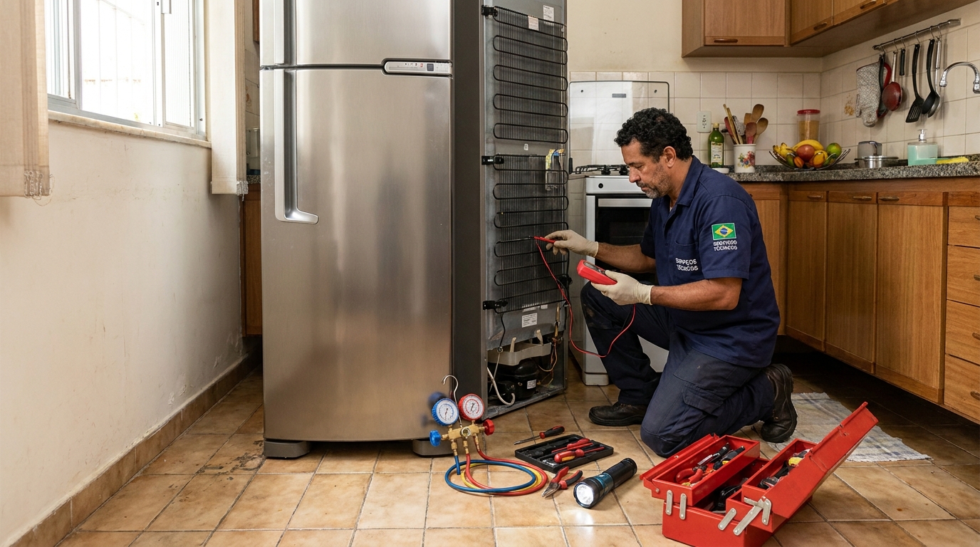 Manutenção na refrigeração em Aparecida de Goiânia-GO